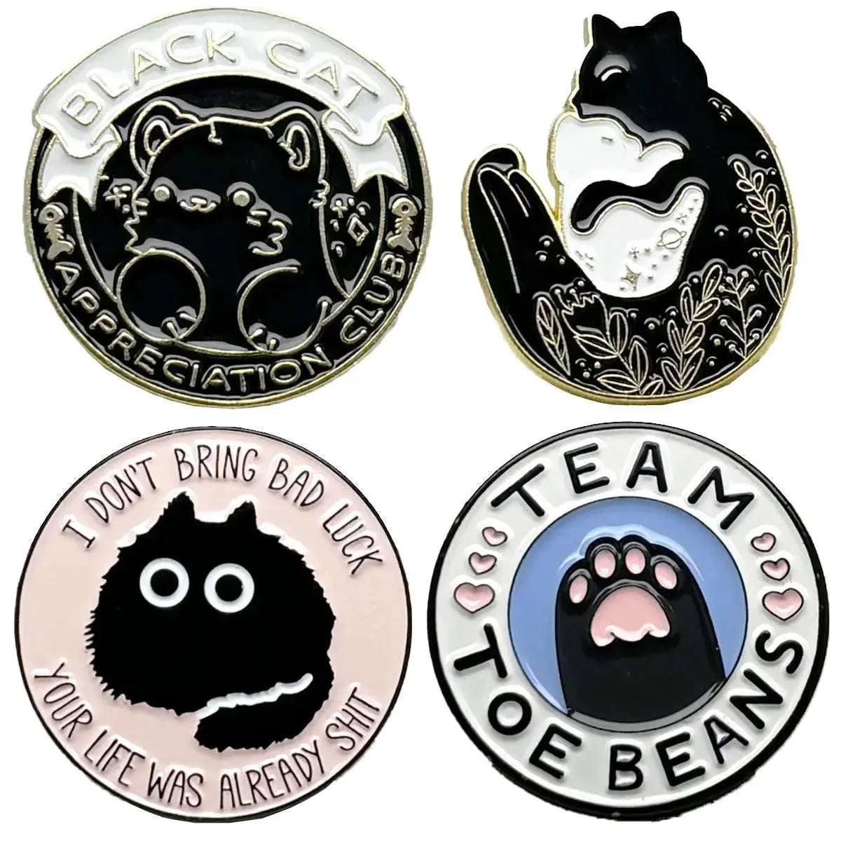 Cat Enamel Pins Set II Amiees