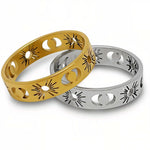Celestial Sun and Moon Ring Amiees