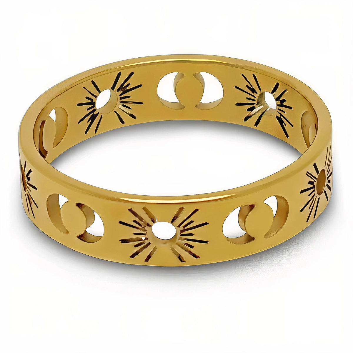 Celestial Sun and Moon Ring Amiees