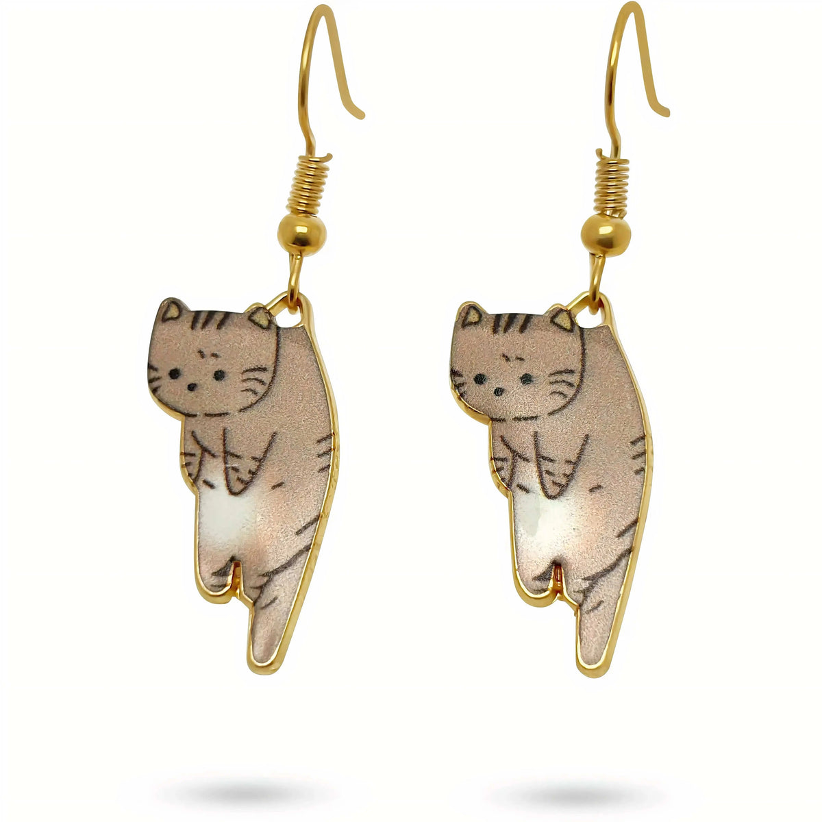 Dangling Cat Earrings Amiees