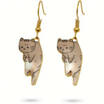 Dangling Cat Earrings Amiees