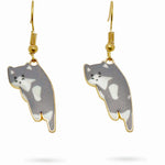 Dangling Cat Earrings Amiees