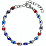 Evil Eye Color Bead Bracelet - Arc en Ciel Amiees