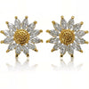 Radiant Bloom Flower Earrings