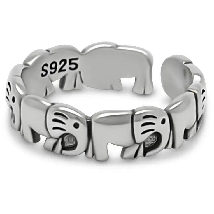 Sterling Silver Elephant Ring Amiees