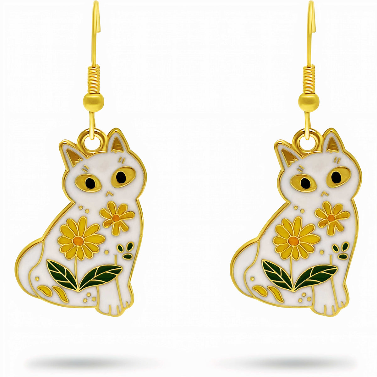 Flower Kitty Earrings Amiees
