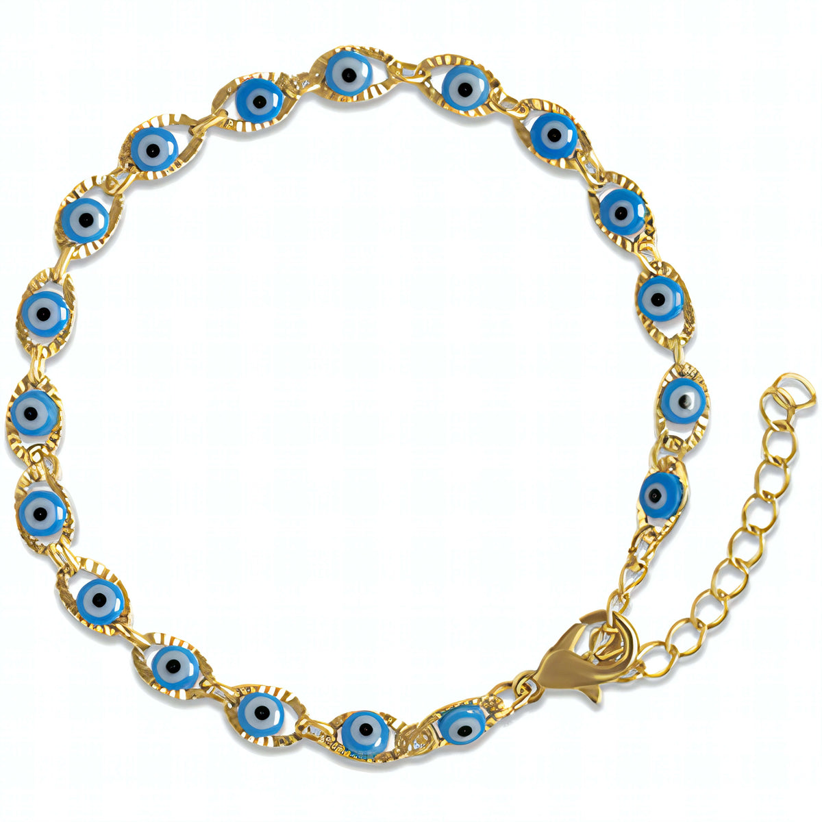 Evil Eye Beaded Charm Bracelet - Ciel Amiees