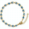 Evil Eye Beaded Charm Bracelet - Ciel