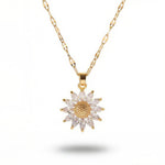 Radiant Bloom Flower Necklace Amiees