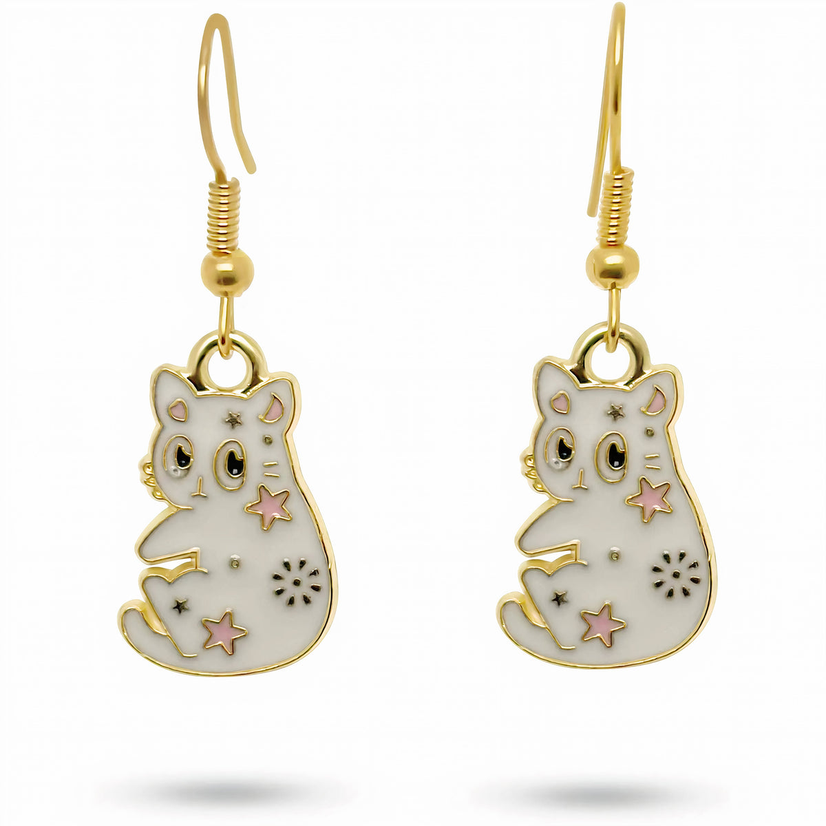 Star Kitty Earrings Amiees