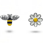 Sterling Silver Bee & Daisy Earrings Amiees