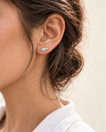 Silver Cat Earrings