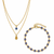 Protection Set: Evil Eye Bracelet & Hamsa Necklace Set Amiees