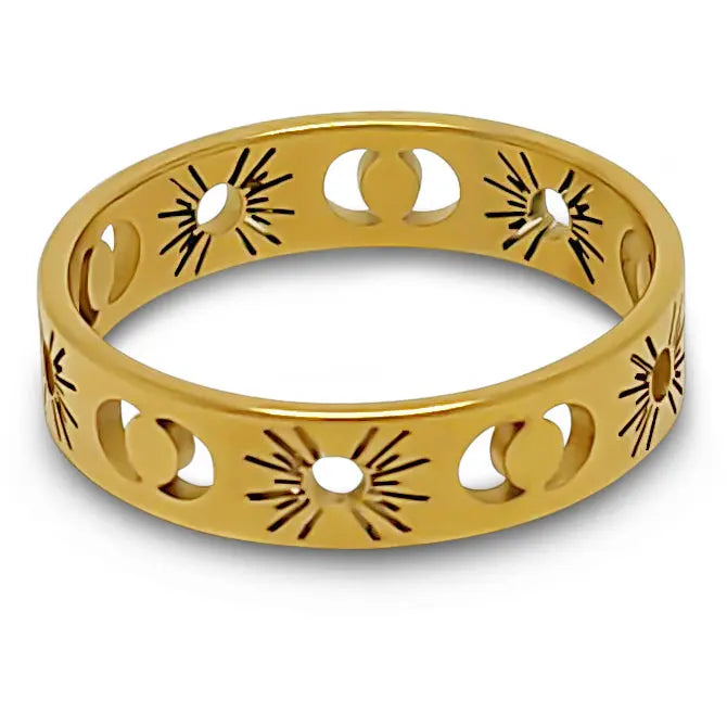 Celestial Sun and Moon Ring_Amiees