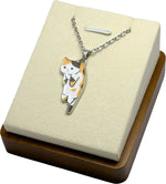 Dangling Cat Necklace_Amiees