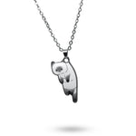 Dangling Cat Necklace_Amiees