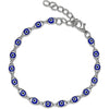 Evil Eye Beaded Charm Bracelet