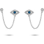 Turquoise Zircon Evil Eye Earrings Amiees