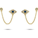 Turquoise Zircon Evil Eye Earrings Amiees