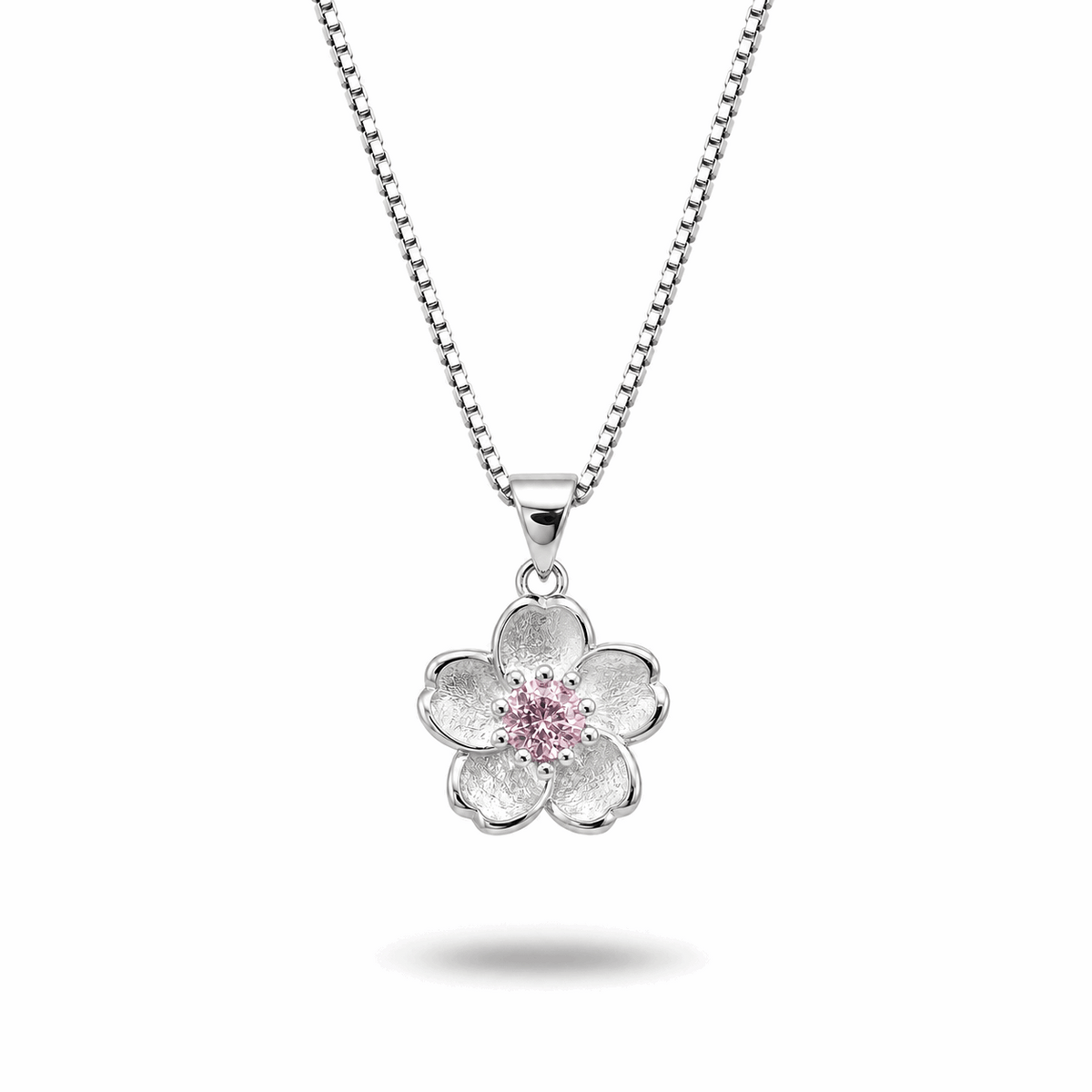 Crystal Blossom Pendant Necklace Amiees