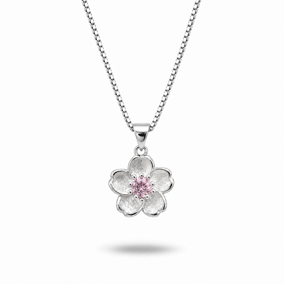Crystal Blossom Pendant Necklace Amiees