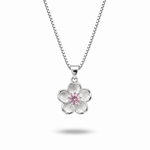 Crystal Blossom Pendant Necklace Amiees