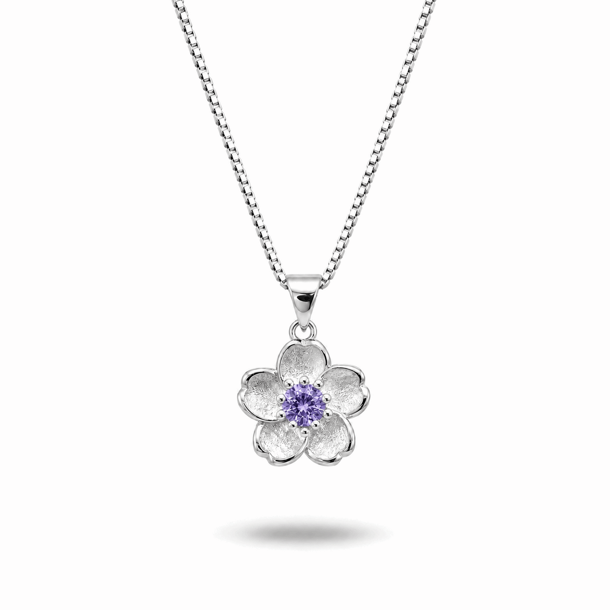 Crystal Blossom Pendant Necklace Amiees