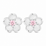 Crystal Blossom Stud Earrings Amiees