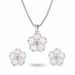Crystal Blossom Jewelry Set Amiees