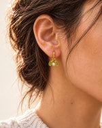 Golden Bee Huggie Earrings