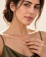Radiant Bloom Flower Necklace